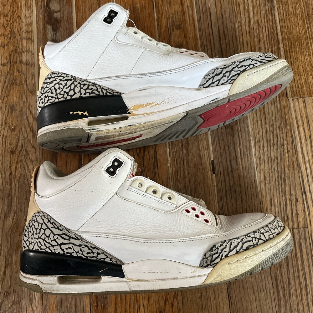 Nike Air Jordan 3 Retro White Cement 2011 10.5